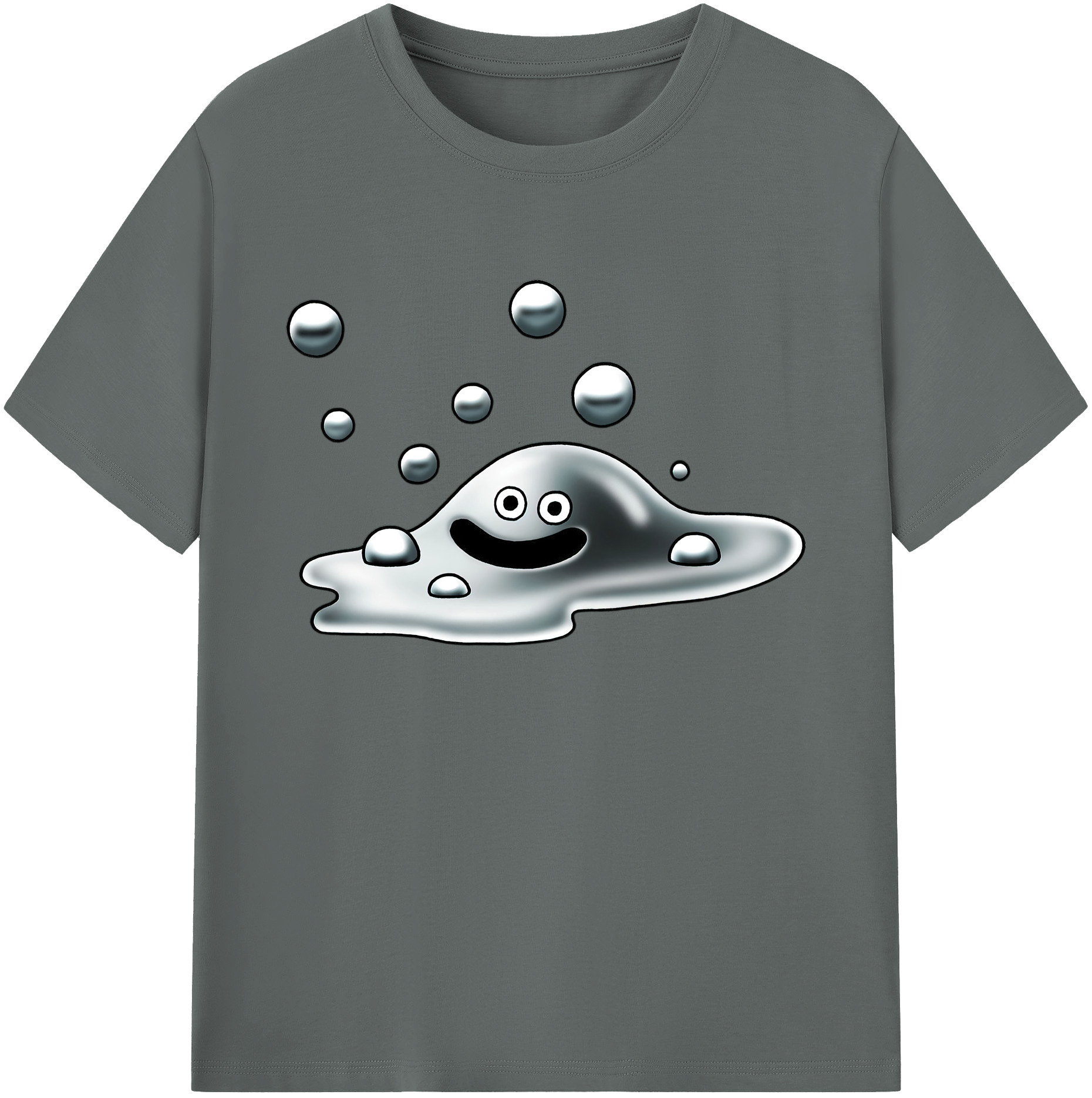 （画像用） ドラゴンクエスト Doragon Kuesuto Dragon Quest 綿100％ メンズ半袖Tシャツ｜肌触りやわらか＆通気性